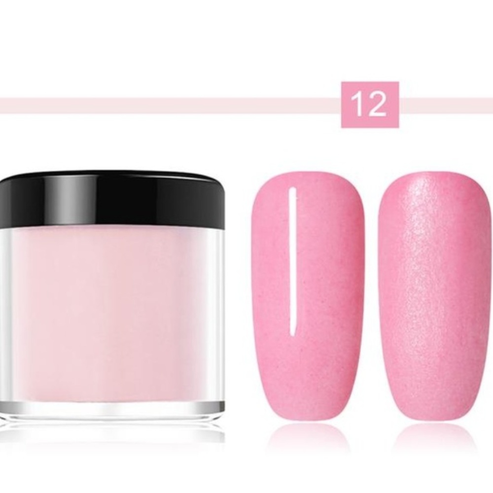 Barbie Pink, dark pink acrylic nail dip powder